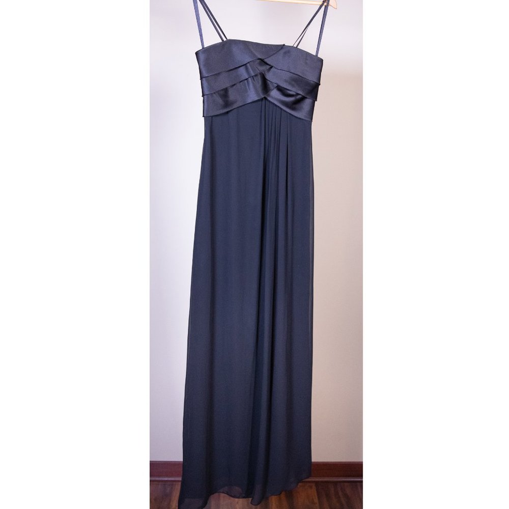 Max & Cleo Strapless Full-Length Formal Column Dress - Size 2